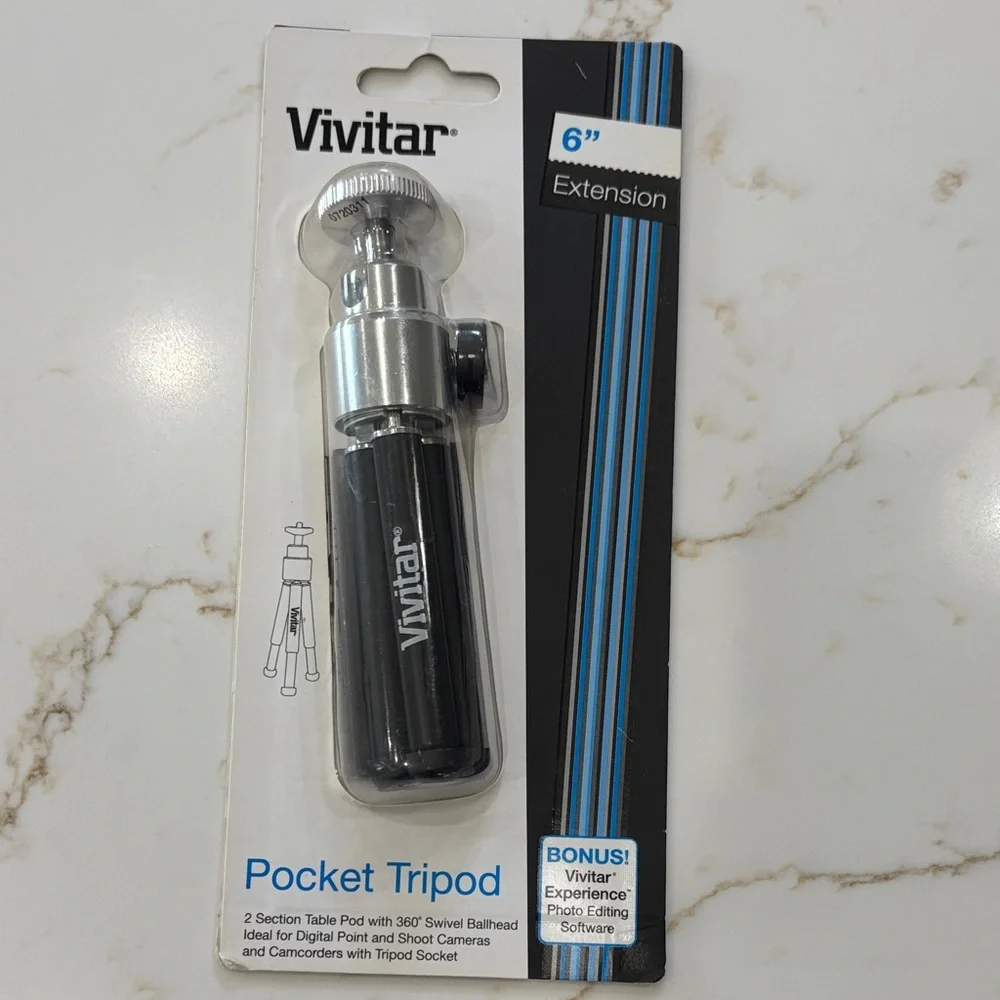 Vivitar Black Pocket Tripod with 6